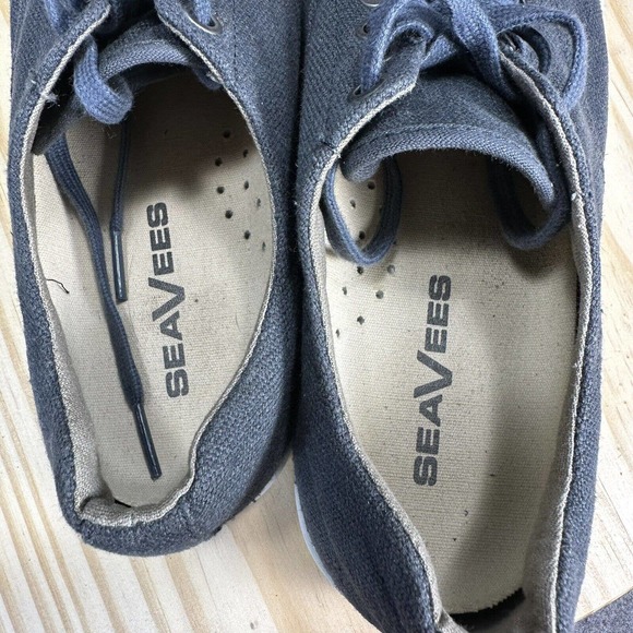 SeaVees‎ Hermosa Plimsoll Sneakers Mens Size 8 Brown Canvas Shoes main image 5